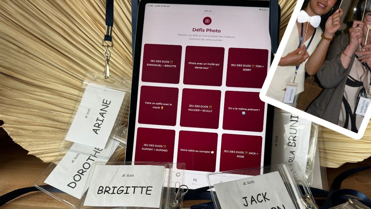 Animation mariage facile : réussir le jeu des binômes - Conseils Qlikki pour organiser votre événement