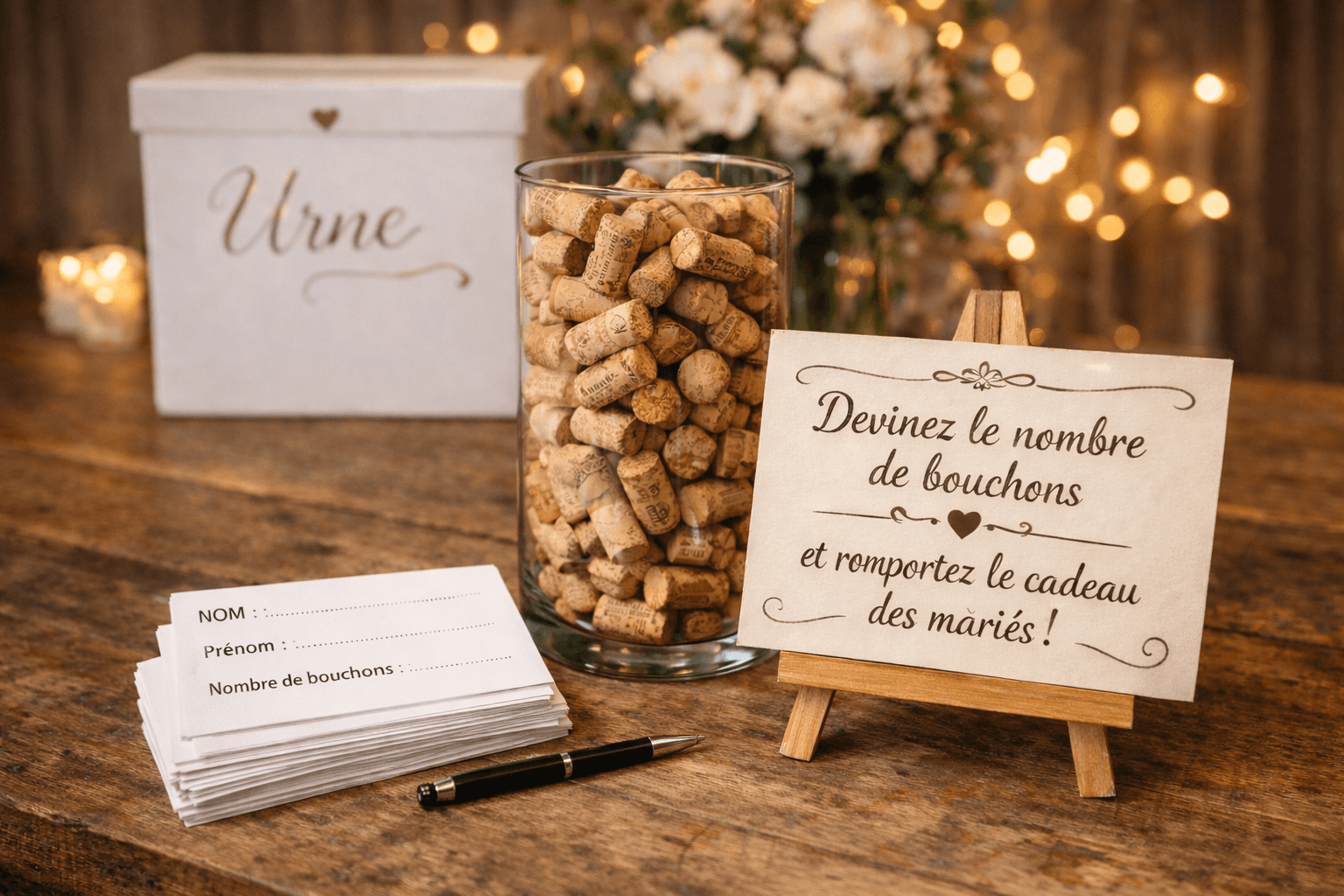 Comment organiser le jeu des bouchons à votre mariage - Conseils Qlikki pour organiser votre événement