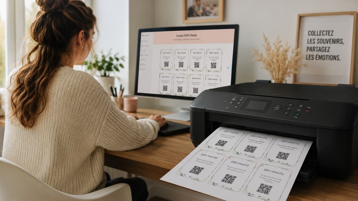 Imprimez facilement vos QR codes et cartes de jeux pour votre mariage - Conseils Qlikki pour organiser votre événement