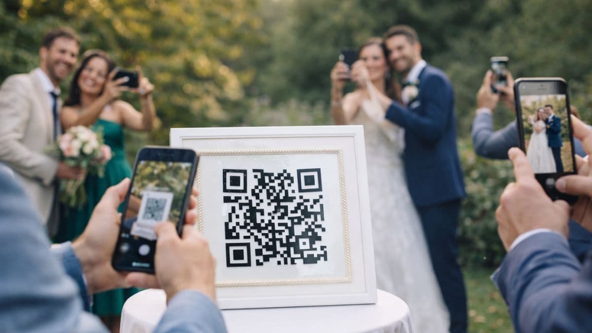 QR code mariage : la solution simple, sécurisée et sans application - Conseils Qlikki pour organiser votre événement