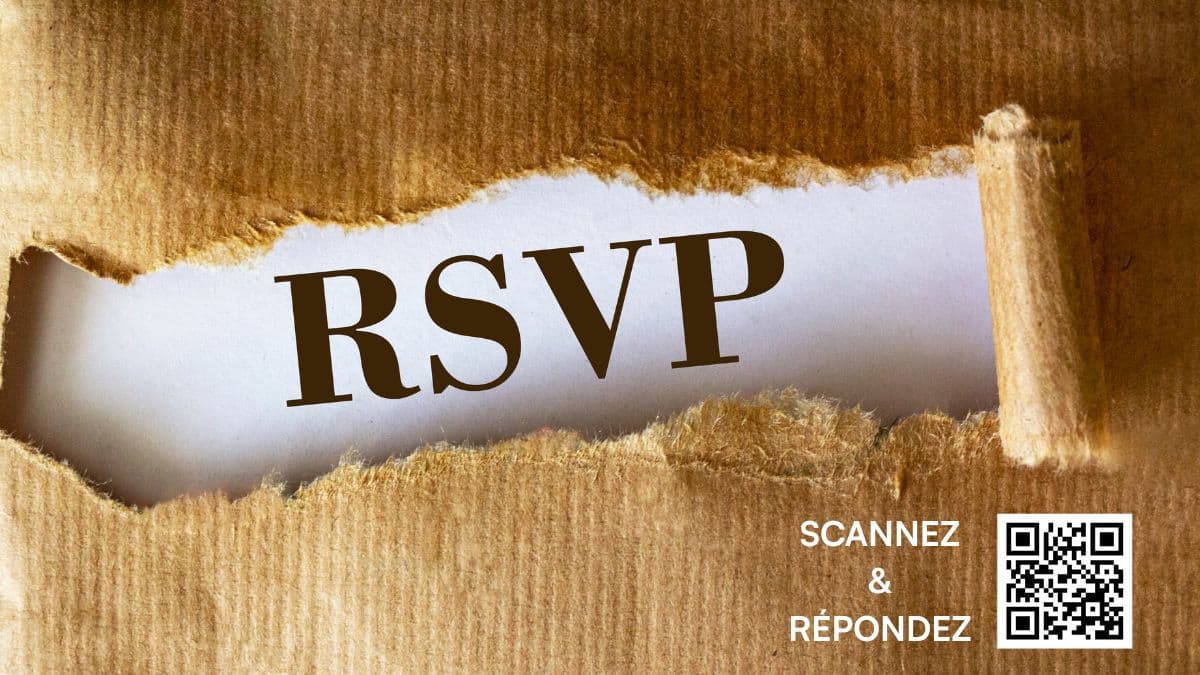 RSVP mariage : simplifier la gestion des invités avec un QR code - Conseils Qlikki pour organiser votre événement